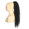 BALINGHAIR Deep Wave Ponytail Extension for Women 24 Inch Black