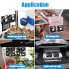 WDERAIR 80mm x 25mm 12V IP67 Waterproof DC Cooling Fan
