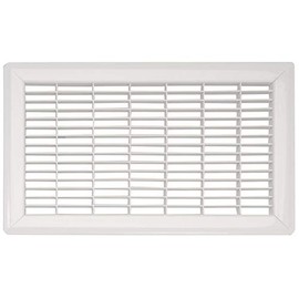 Imperial RG0705 Heavy Gauge Floor Return Air Grille, 12 x 18-Inch, White