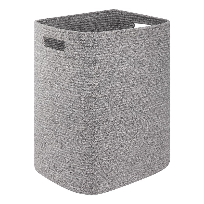 OIAHOMY Laundry Hamper, Laundry Basket，Rectangle Cotton Storage Basket with Handles,