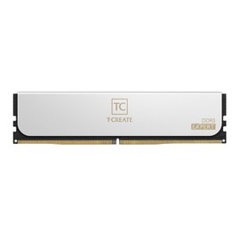 TEAMGROUP T-Create Expert Overclocking 10L DDR5 32GB Kit (2 x 16GB) 6400MHz (PC5-51200) CL32 Desktop Memory Module Ram White - CTCWD532G6400HC32ADC01