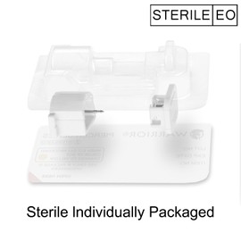 Sterile Earrings for Piercing Gun Warrior Disposable Earring Makers with Alcohol Swabs, Easy to Use at Home, Suitable for Women and Men for Ear and Helix Pack of 12