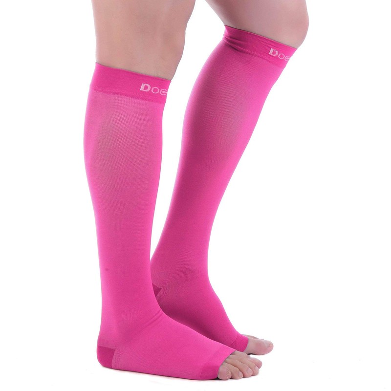 Doc Miller Open Toe Compression Socks for Men and Women,