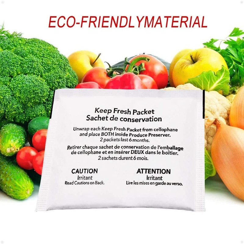 prime&swift Refrigerator Produce Preserver W10346771A(12 Packets-6 Pack Included),Replacement for 2117689,AH3503014