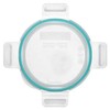 Snapware 7201R 4-Cup Clear Total Solutions Lid with Teal Gasket