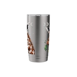 Giraffe Outfit Idea For Women Novelty Jungle Animal Themed Stainless Steel Insulated Tumbler