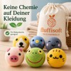 Pack of 6 Dryer Balls - 100% Sheep's Wool -