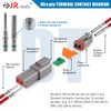 JRready Deutsch Connector 2 Pin Connector Kits with Size 16