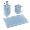 IZOD - Bathroom Set, 3pc Countertop Accessories, Vanity Tray, Covered