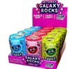 Kidsmania Getaway Galaxy Rocks Bubble Gum Candy Cans - 12