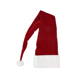 Northlight Red and White Santa Unisex Adult Christmas Hat Costume Accessory