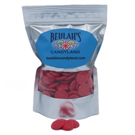 MERCKENS Coating Wafers, Red Melting Chocolate, 1 Pound Package