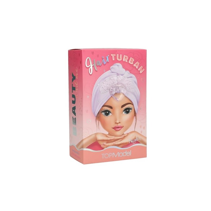 Depesche 13549 TOPModel Beauty and Me Hair Turban in Purple