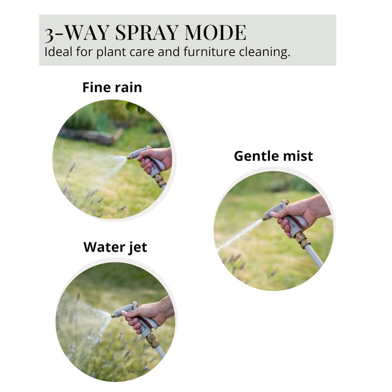 LIVLIG Garden Sprayer Made of Plastic and Brass, Premium Garden