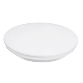 UXCELL Silicone Plugs - 1Pcs Rubber Round Snap in Locking Hole Stoppers, Waterproof Hole Plugs for 50mm Metal Tube, Furniture End Caps Inserts, White