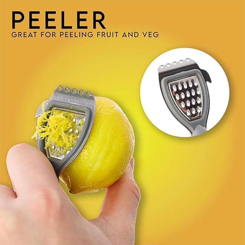 Lemon Zester Bar Tool 3 in 1, Citrus, Lime Zester,