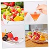 GRIRIW 10pcs Multi-Functional Food Picks Set Stainless Steel Cocktail Skewers