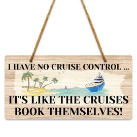 Cruise Door Decorations Home Wall Decor Cruise Ship Door Decorations Retro Wall Art Decor Sign for Cabin Living Room Kitchen Bedroom Bathroom 10x5 Inches PVC Hanging Plaque