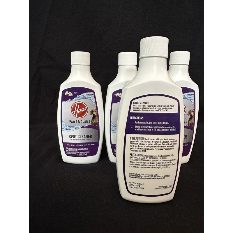Hoover Lot Of 4 Hoover Paws and Claws Spot Cleaner