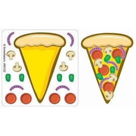 SmileMakers Make-Your-Own Pizza Stickers 100 Per Pack