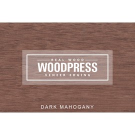 WoodPress® Real Mahogany Wood Veneer - Pack of 6 Sheets - A4 Size (APX. 21cm x 29cm) - Veneer for Marquetry, Model Making & Furniture Repair