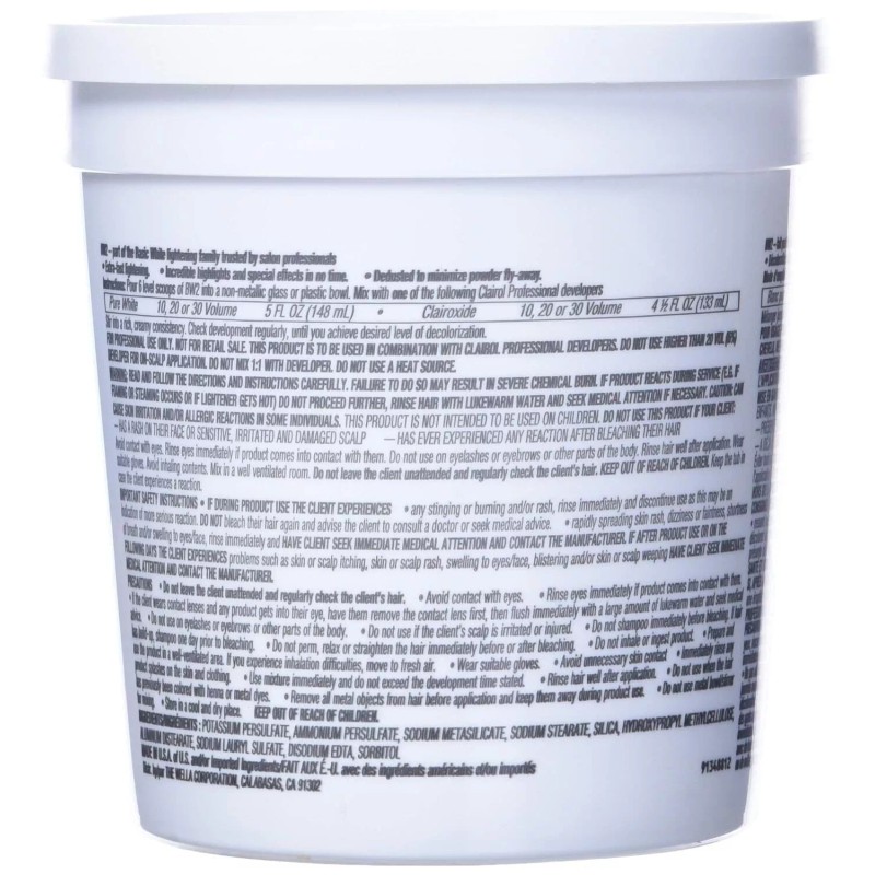 Clairol Bw2 Tub Powder Lightener Extra-Strength 8oz (2pack)