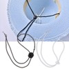 Gwxevce 10PCS Flexible Removable Elastic Hat Chin Cord Straps Adjustable