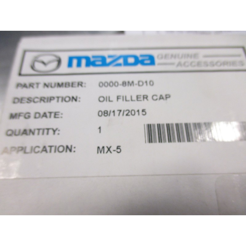 USマツダ 純正品 マツダ ロードスター ND型 RFにも適合 エンジンオイルキャップ ソウルレッドカラー