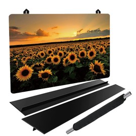 Stove Cover Stove Covers For Electric Stoves Foldable Multipurposeglass Top Protector Thick Natural Rubber Anti-Slip Coating Expands Usable Space (27.9x20 Black)