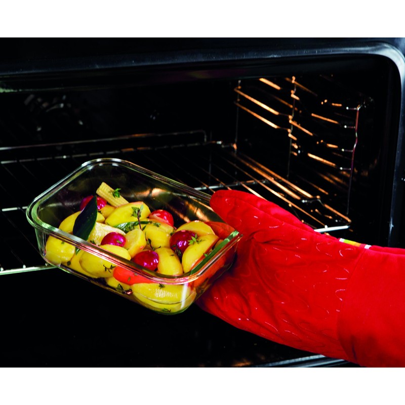 Tescoma Jar 0.6 L, Rectangular Freshbox Glass, Assorted, 0.6 Litre