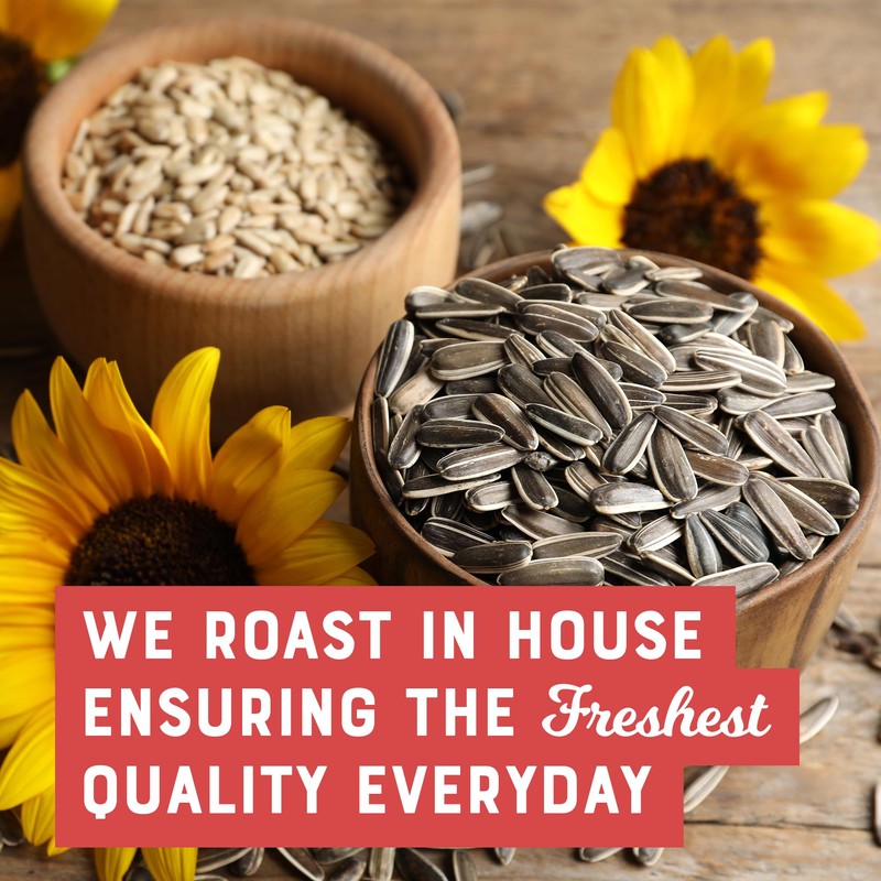 Sunburst Sunflower Seeds In Shell, Dry Roasted (No Oil, No