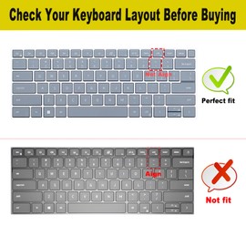Keyboard Cover for Dell Inspiron 14 5440 5441 5445 7440 7441 7445 & Inspiron 16 7640, Inspiron Plus 14 7441 7440 & Inspiron Plus 16 7640 Keyboard Skin-TPU