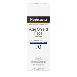 Neutrogena Neutrogena Age Shield Anti-Oxidant Face Lotion Sunscreen Broad Spectrum SPF 70, 3 Fluid Ounce (Pack of 3)