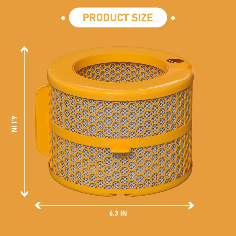 PH03 Carbon Fiber Evaporator Filter Replacement Compatible with Dyson PH01