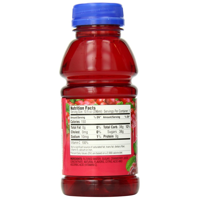 Langers Juice Cocktail, Cranberry, 10 Fl Oz (Pack of 12)