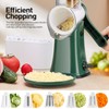 APSARAS USA Rotary Cheese Grater, 5 in 1 Rotary Grater,