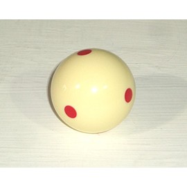 1 7/8 CUE BALL WITH RED DOTS UK POOL SIZE**