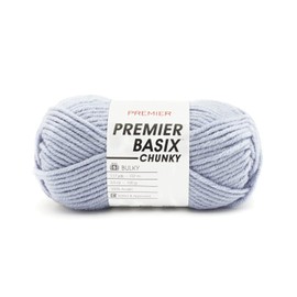 Premier Yarns Basix Chunky Yarn, Perfect for Crafting Quick Projects, Bulky Weight, Acrylic Yarn, Blush, 3.5 oz, 117 yards