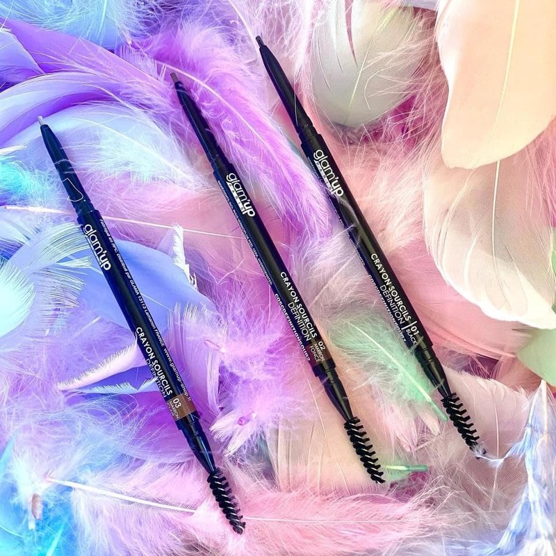 Definition Glam'Up Eyebrow Pencil with Brush Dark Brown No. 2