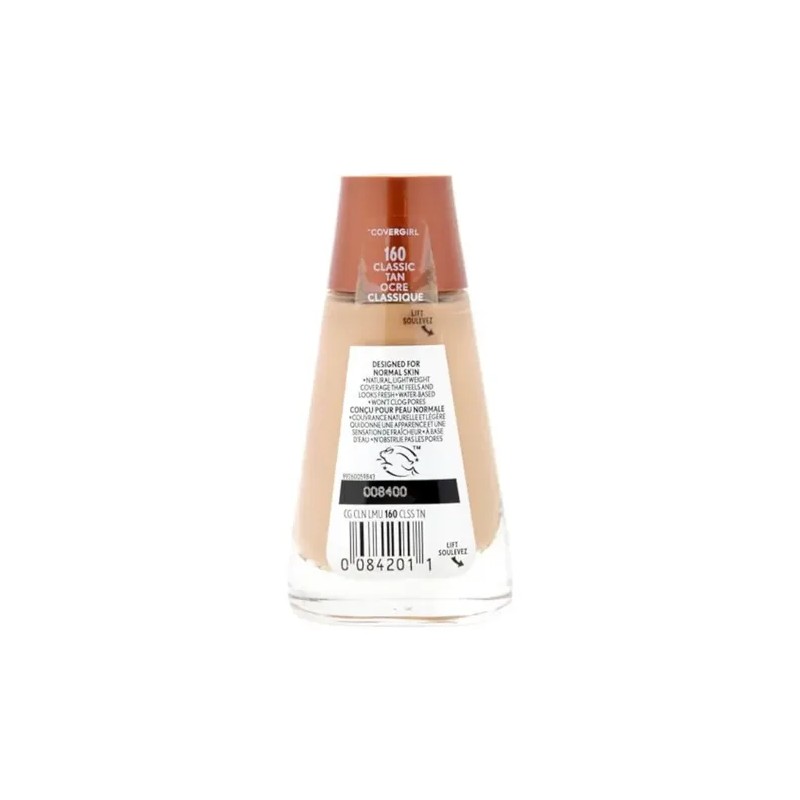 Covergirl Clean Base De Maquillaje Líquida 160 Classic Tan