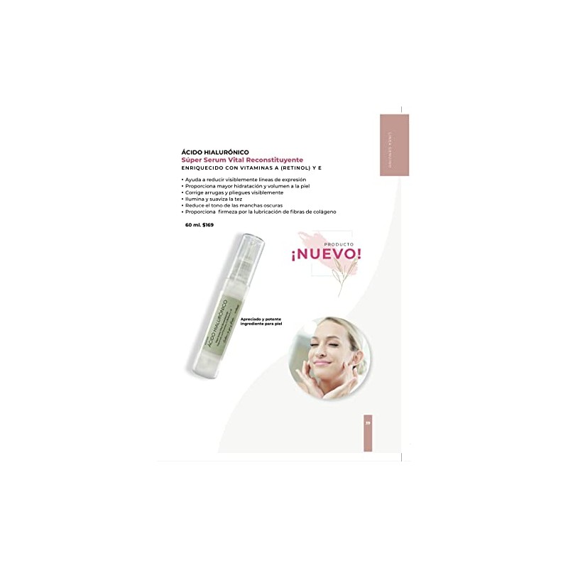 Acido Hialuronico Serum Bioclara Hidratante Florigan 60ml.