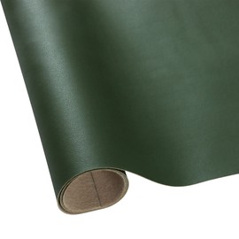 Caxilee - Sábanas de piel sintética para manualidades, un rollo de superficie lisa mate, hojas de tela de piel sólido, 30 x 135 cm, tamaño grande para arete, lazos, carteras, proyectos de bricolaje