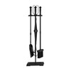Kingson Fireplace Tools Set 5-Pieces Indoor Outdoor Sturdy Fire Place