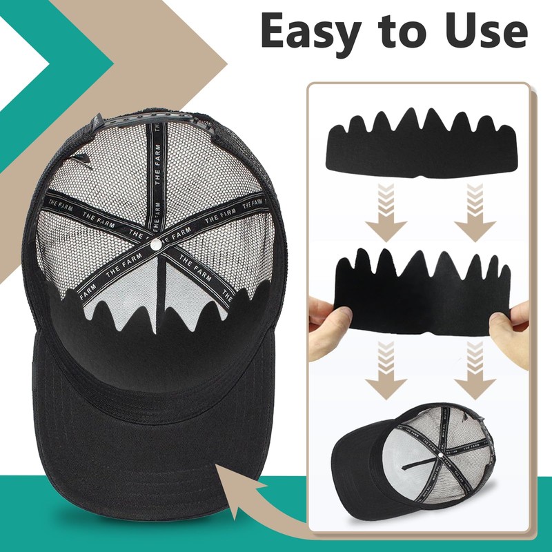 20Pcs Hat Shaper Insert - Baseball Caps Inserts Shapers, Reusable