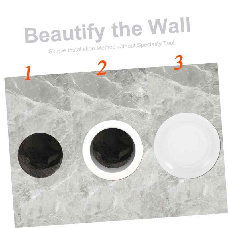 Gatuida 4pcs Air Conditioner Hole Cover Decorative Cap Wall Vent