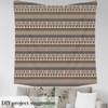 Feelyou Brown Western Decor Upholstery Fabric for Chairs Southwestern Fabric