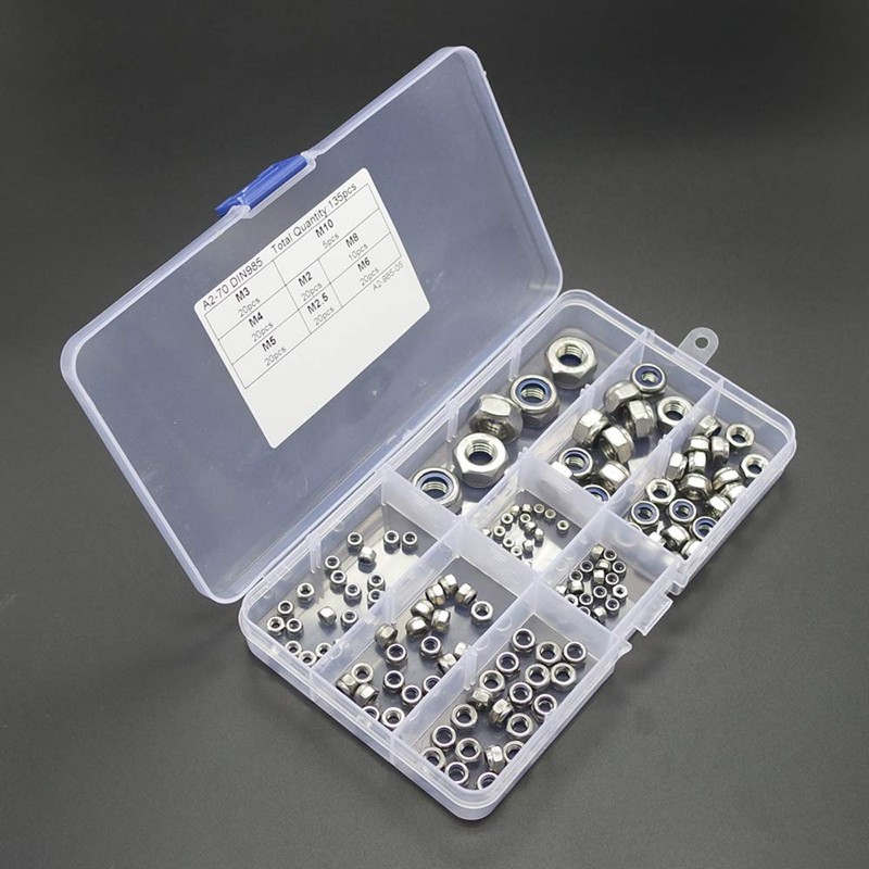 Lock Nuts Hex Nuts Stop Nuts Clamping Nuts Self-Locking 304