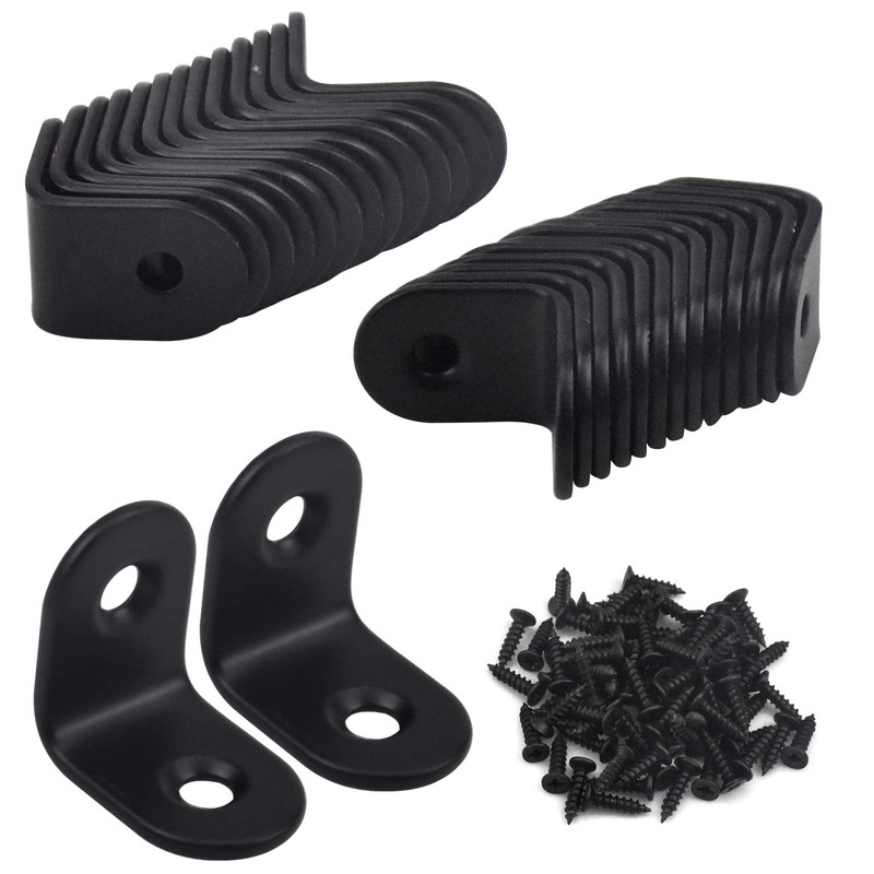 20 Pcs L-Shaped Hardware L Angle Stainless Steel Angle 20