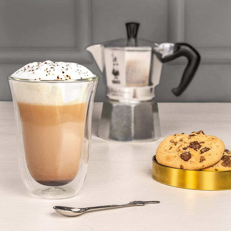 Bialetti Florence Double Wall Glass Heat Resistant Glass 10.1 fl