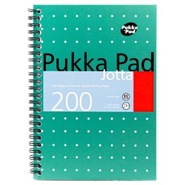 WP Traders - Pukka Pad A4, A5, A6 Business and School Metallic Range Jotta Notebook 200 Pages 1 Item